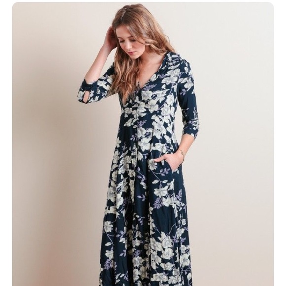 Never See Me Again Floral Maxi Dress - Picture 2 of 6